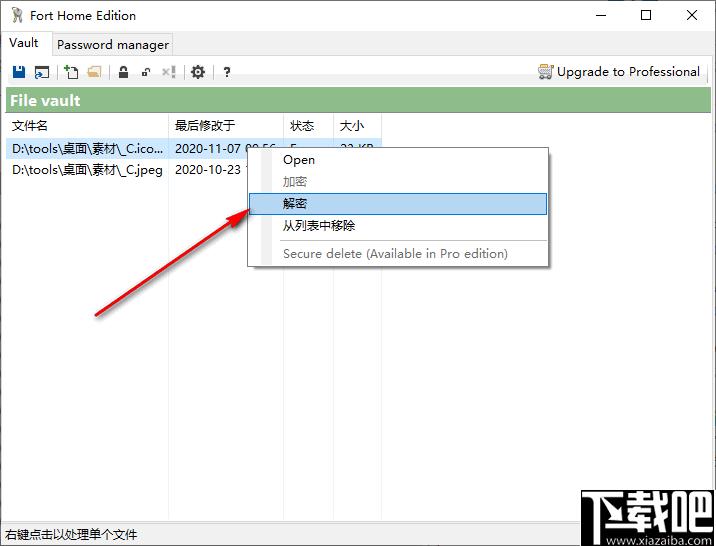 Fort Home Edition下载,文件加密,加密工具