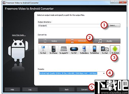 Freemore Video, Android Converter下载,视频转换,格式转换