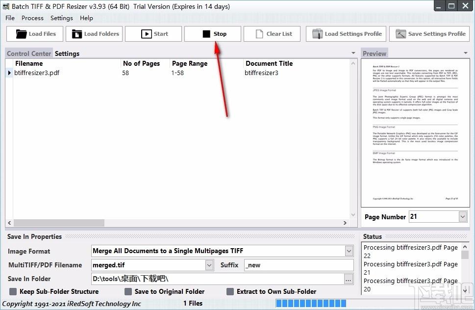 Batch TIFF PDF Resizer下载,PDF文件处理软件,PDF文件处理