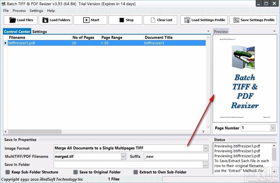 Batch TIFF PDF Resizer下载,PDF文件处理软件,PDF文件处理