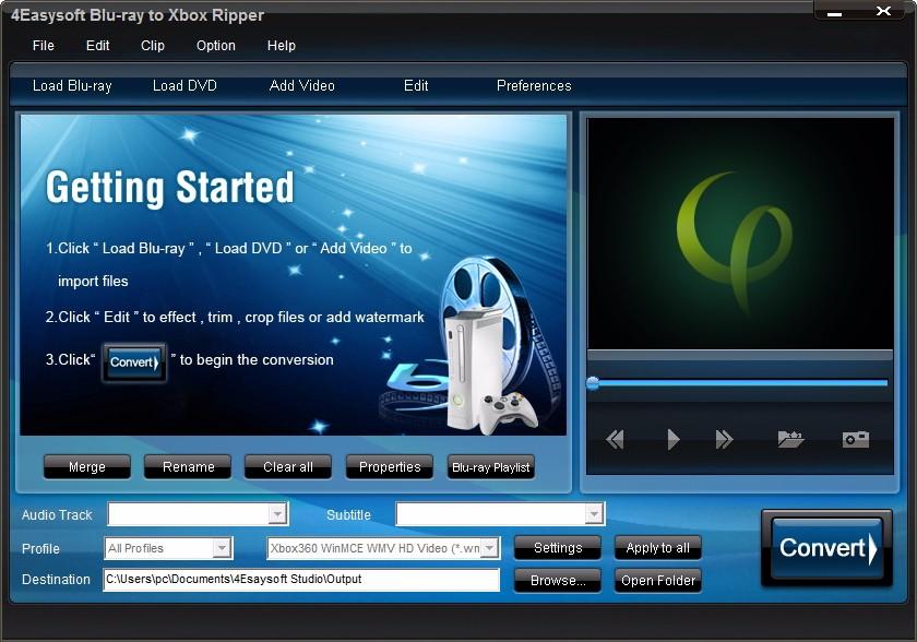 4Easysoft Blu-ray to Xbox Ripper,蓝光转Xbox转换器